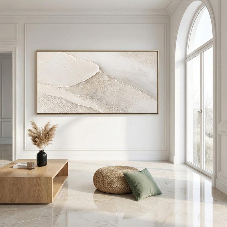 Wabi-Sabi No. 02 hand-painted wall artwork